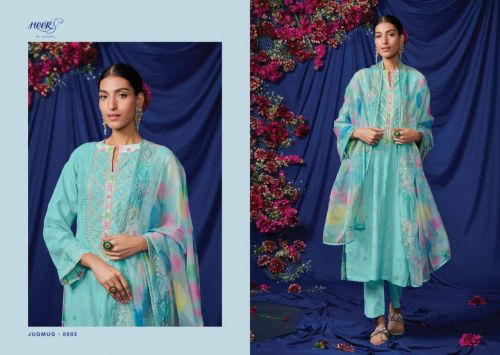 Heer Jugmug By Kimora Printed Suits Catalog